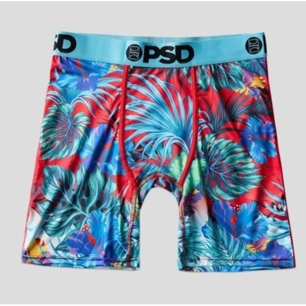 Brand New Men's PSD Tropical Pineapple Skull Print Underwear Size Large, 2 Pair